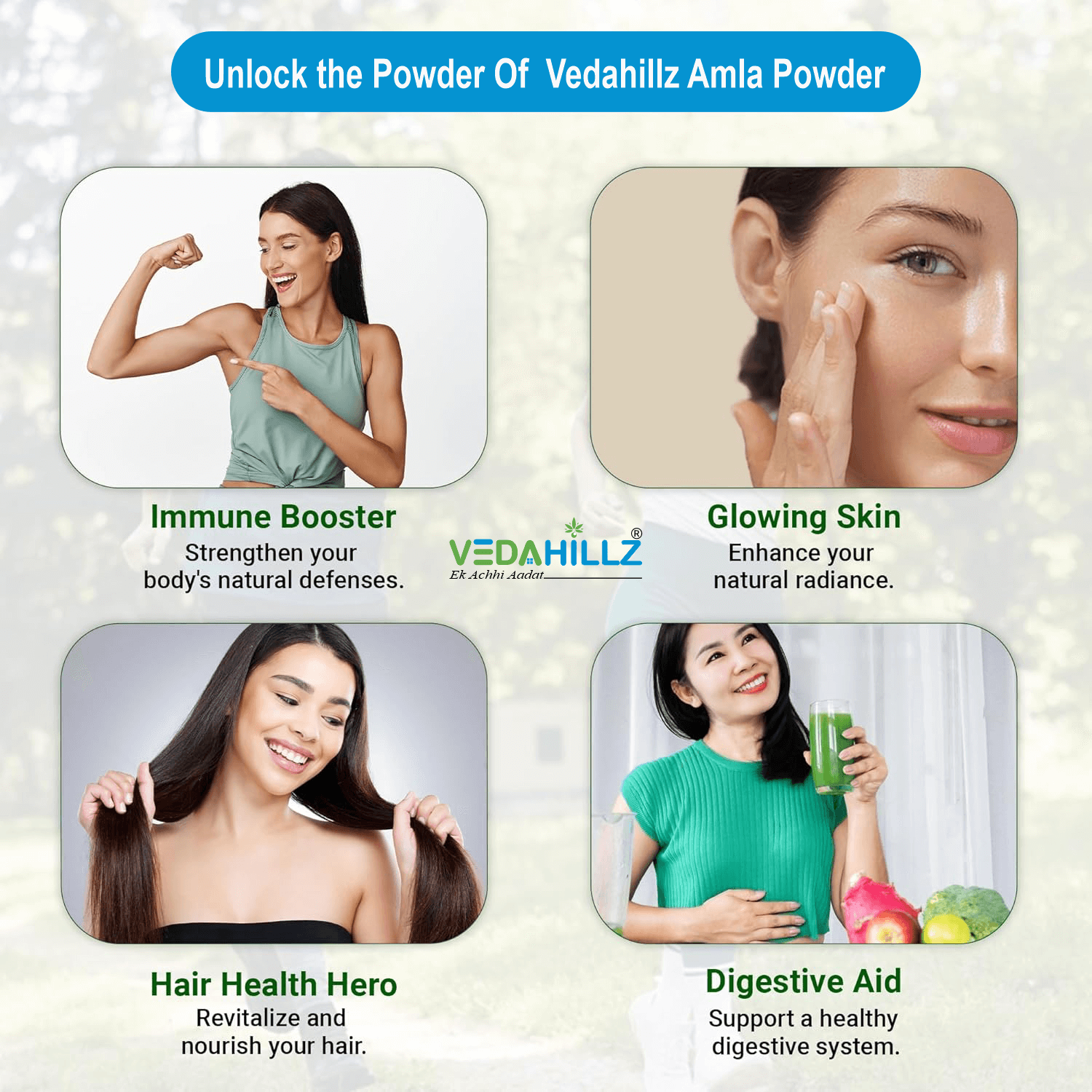 Vedahillz Amla Powder Made from Premium Quality Amla (Indian Gooseberry)